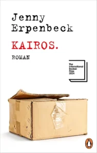 Auf dem Bild ist das Cover von Kairos von Jenny Erpenbeck abgebildet. 